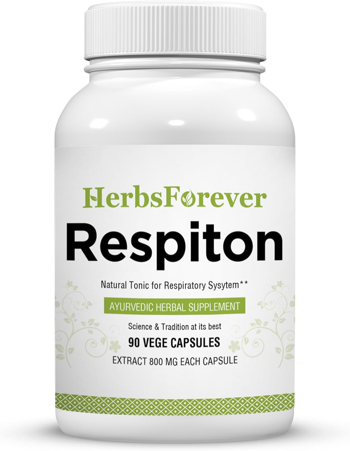 Respiton Cápsulas – Suplemento para el Cuidado Respiratorio, 90 Cápsulas Vegetales