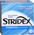 Stri-Dex Discos de Cuidado Diario con Vitaminas - 55 Unidades (Paquete de 4)