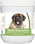 Healthy Breeds Mastiff Multi-Essentials Polvo Multivitamínico para Perros - 226 g