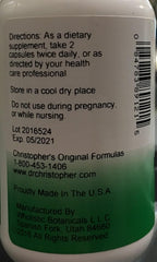 Christopher's Original Formulas Fórmula Femenina – 100 Cápsulas Vegetarianas – Mezcla de Hierbas para Mujeres