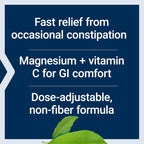 Life Extension Vitamin C and Magnesium Effervescent Crystals for Occasional Constipation Relief, Gluten-Free, Non-GMO, Vegetarian, 180 g