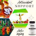Research Labs Berberina 1500mg - Fórmula de Alta Absorción, 180 Cápsulas