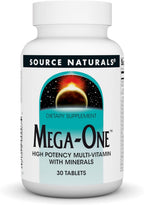 Source Naturals Mega-One Multivitamínico con Minerales - 30 Tabletas