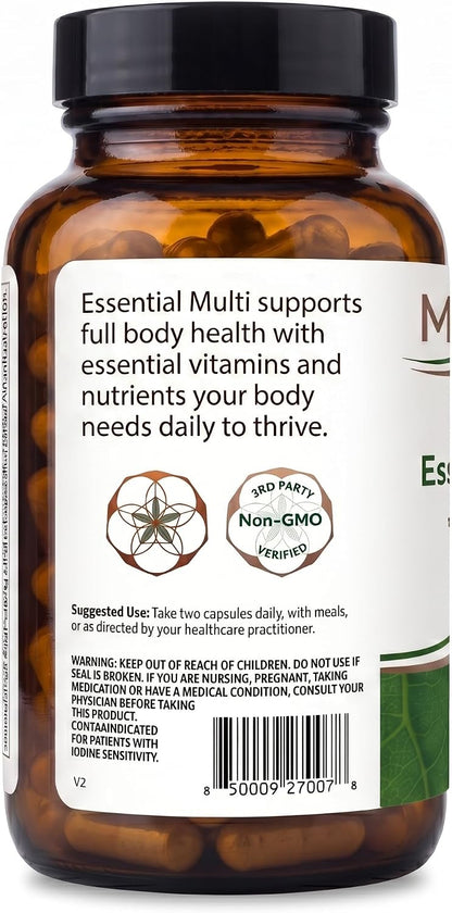 MD Prescriptives Essential Multi (Liberación Retardada) - Complejo Multivitamínico y Mineral - 120 Cápsulas