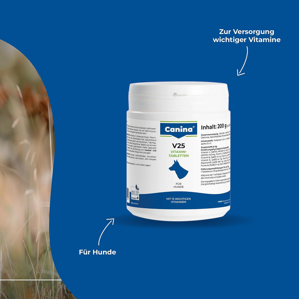 Canina V25 Vitamintabletten 200g
