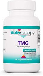 NutriCology TMG Trimetilglicina - 750 mg - 100 Cápsulas Vegetarianas