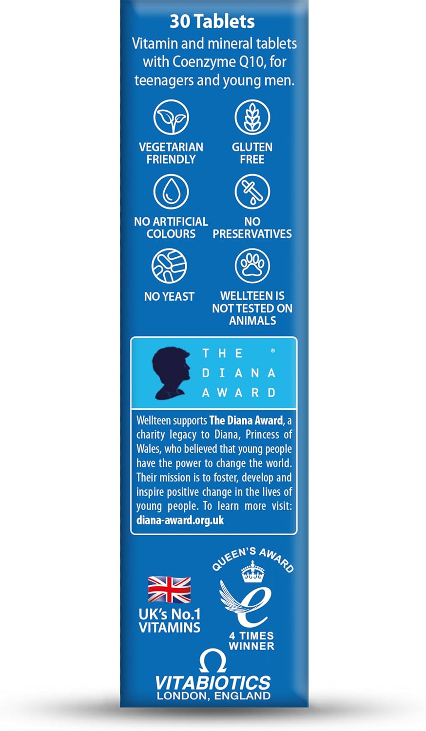 Wellteen de Vitabiotics para Él 30 comprimidos