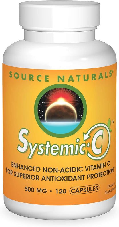 Source Naturals Systemic C 500 mg - 240 Cápsulas – Image 6