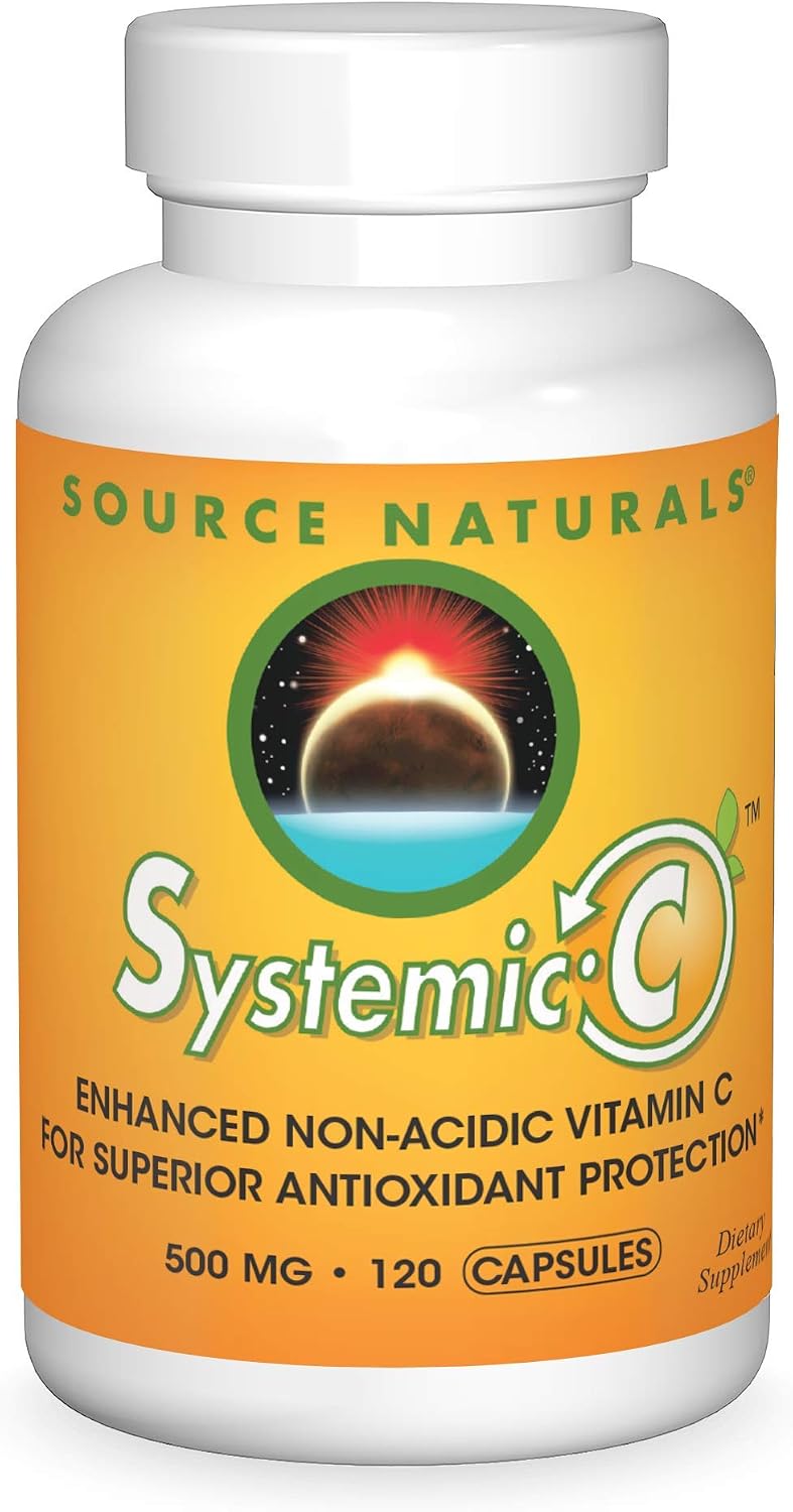 Source Naturals Systemic C, 500 mg - 120 Cápsulas