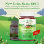 Nature's Craft Probióticos Orgánicos para Niños - Gominolas Digestivas con 2.5B UFC - 60 Gominolas