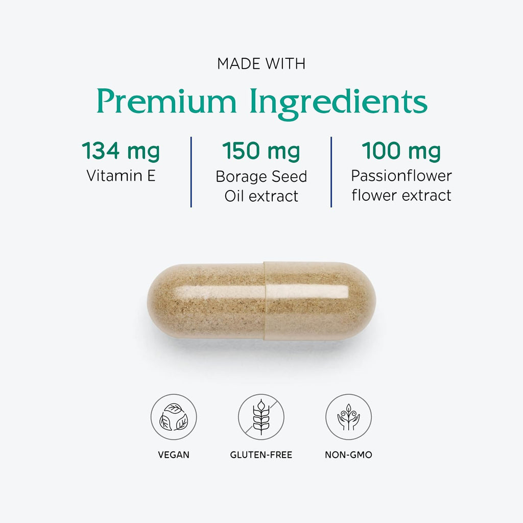 Vitanica Women's Phase I - Apoyo Premenstrual - Vegano - 60 Cápsulas