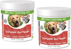 Only Natural Pet Complete Gut Health Complex - Probiotics and Digestive Enzymes for Dogs and Cats - 100 Grams Powder