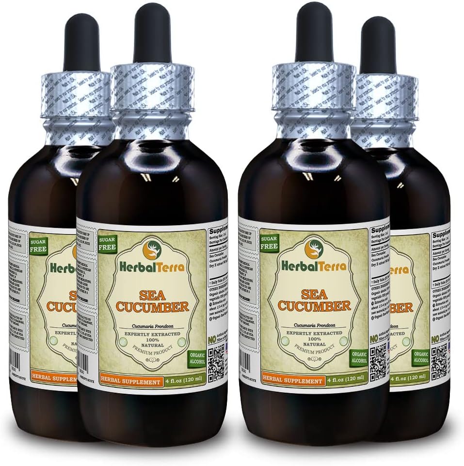 Sea Cucumber (Cucumaria Frondosa) Glicerita, Extracto Líquido Sin Alcohol 60 ml
