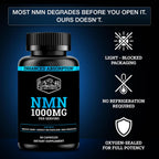 Black Forest NMN 1000 mg - Nicotinamida Mononucleótido con BioPerine® (60 Cápsulas)