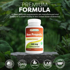 Best Naturals Propóleo de Abeja 500 mg, 120 Cápsulas