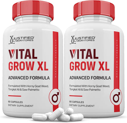 Vital Grow XL Pills 1484MG - Fórmula Avanzada para Hombres (3 Paquetes, 180 Cápsulas) – Image 8