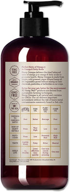 Hemp Well Thrive Oil - Aceite de Cáñamo Orgánico para Perros y Gatos (473 ml)