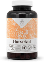 Cola de Caballo 120 Cápsulas | Suplemento Herbal de Alta Potencia con Equisetum arvense