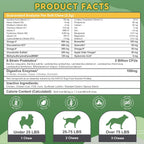 NATURE TARGET Multivitamínico para Perros - con MSM y Glucosamina, Omega 3 y 6, Probióticos para Salud Digestiva, Apoyo Articular, Piel y Pelo, Sistema Inmune y Salud General - 120 Comprimidos Blandos