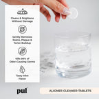 PUL Retainer Cleaner Tablets - Pastillas limpiadoras para retenedores y alineadores - Suministro para 96 días