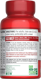 Nature's Truth Multivitamínico Diario para Hombres y Mujeres | 365 Comprimidos Mini | Sin Gluten y Non-GMO