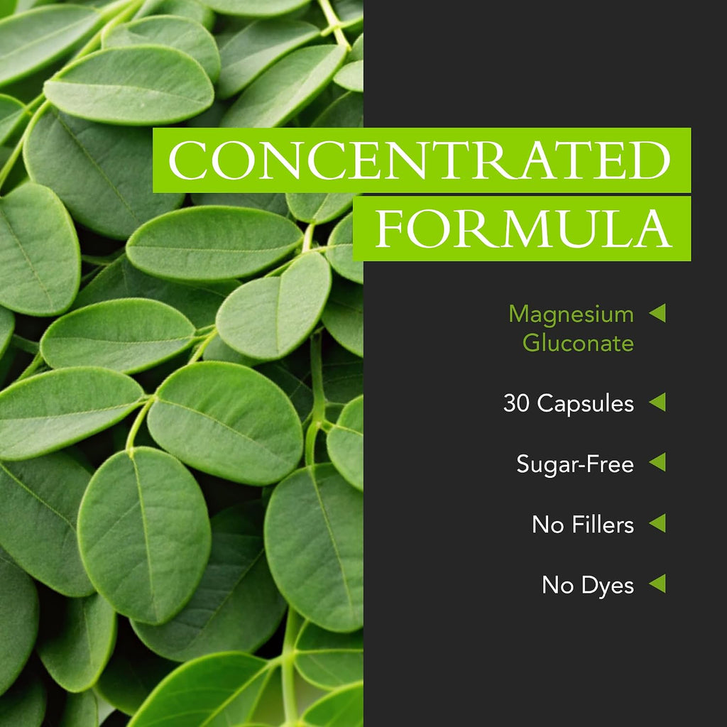 Xtravit Moringa Oleifera 1000 mg – 60 Cápsulas – Superalimento Natural Vegano
