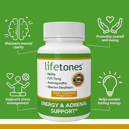 Life Tones Cápsulas de Energía y Soporte – Raíz de Fo-Ti (Polygonum multiflorum): El Fo-Ti es una planta empleada – Image 4