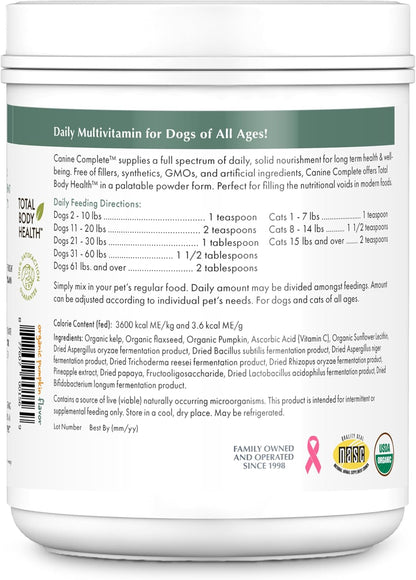 Canine Complete - Multivitamínico en polvo para perros - 907 g - Vitaminas y suplementos diarios para comida casera - Salud – Image 3