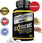 Sizegenix Max 1600MG – Fórmula Avanzada para la Salud Masculina, Pack de 5 (300 Cápsulas)