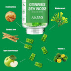 VIFSSG Sea Moss Gummies 3000mg - Gominolas de Musgo Marino con Bladderwrack y Bardana - 60 Gomitas Veganas