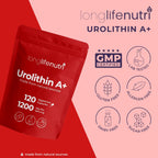 Urolithin A 1200mg - 120 Cápsulas Vegetales de Postbiótico Puro de Granada, Analizado, Vegano