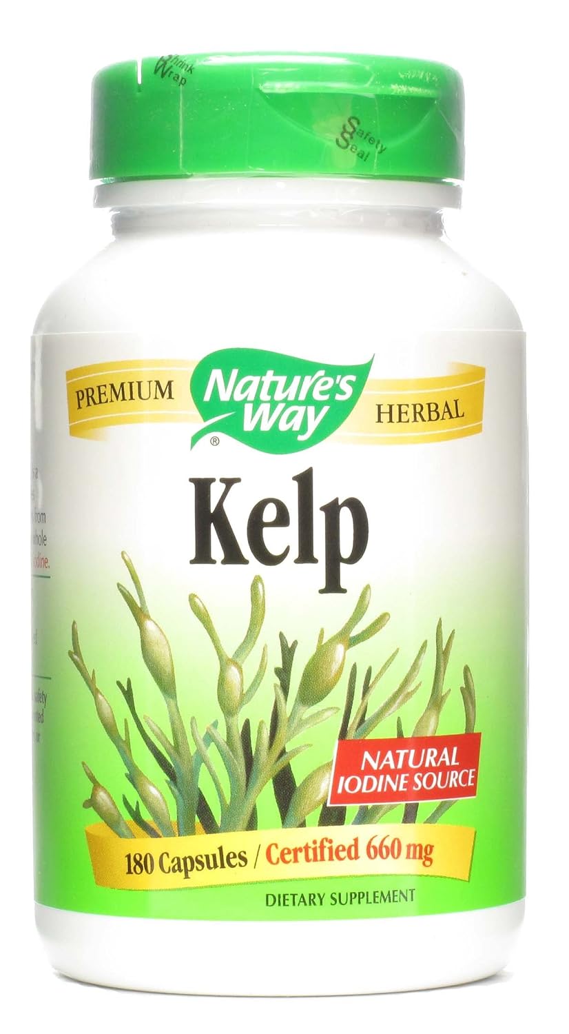 Nature's Way Kelp, 180 Cápsulas