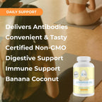 Youngevity i26 Hyperimmune Egg IgY Max Banana Coconut - 45 Comprimidos Masticables