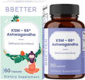 BBETTER Ashwagandha KSM-66 500mg Cápsulas Orgánicas - 60 Cápsulas Vegetales
