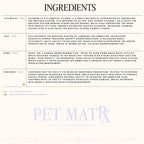Pet MatRx Calm Spray para Perros - Suplemento para el Sistema Nervioso, Alivio de la Ansiedad, Entrenamiento de Comportamiento - Vitamina B1, NAC, GABA, Curcumina
