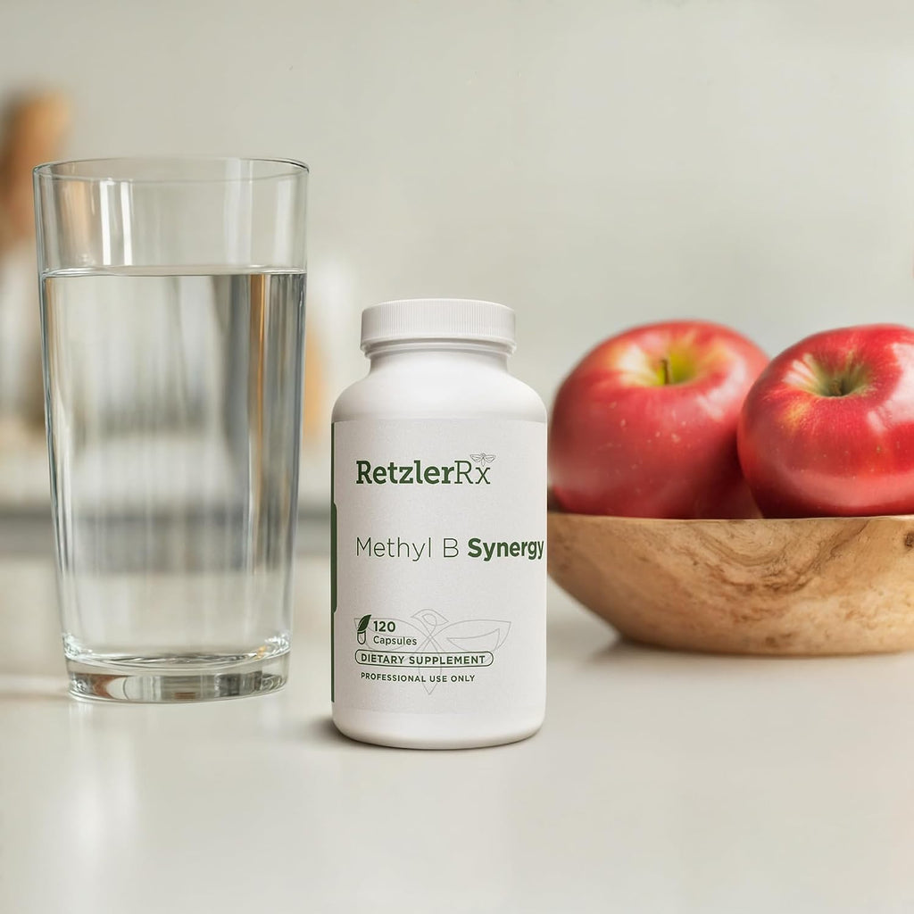 RetzlerRx® Methyl B Synergy – Complejo de vitaminas B para el apoyo a la metilación (120 cápsulas)