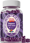 Well&Whole Gominolas Dopamine - Mucuna Pruriens 500mg, L-Tirosina 200mg y Ashwagandha, Apoyo al Estado de Ánimo y Concentración, Sabor a Bayas, Sin Gluten, 60 Gominolas