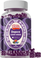 Well&Whole Gominolas Dopamine - Mucuna Pruriens 500mg, L-Tirosina 200mg y Ashwagandha, Apoyo al Estado de Ánimo y Concentración, Sabor a Bayas, Sin Gluten, 60 Gominolas
