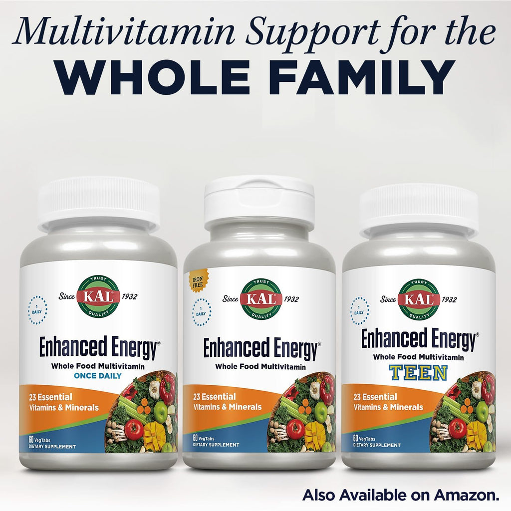 KAL Enhanced Energy Tablets, 60 comprimidos
