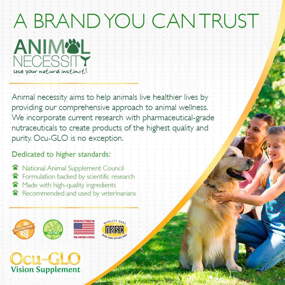 Ocu-GLO Suplemento Visual para Perros Medianos a Grandes (45 comprimidos)