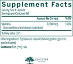 Genestra Brands Vitamina A – 60 Cápsulas