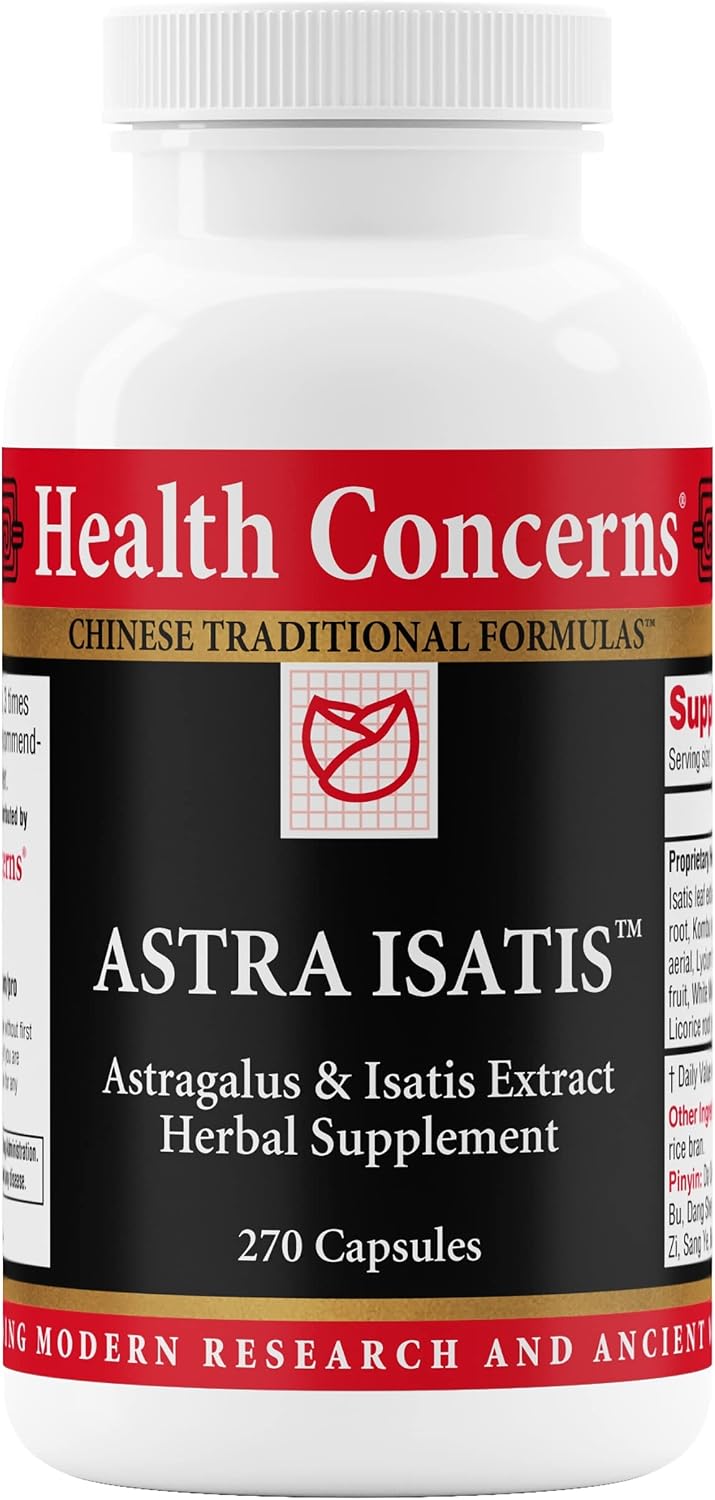 Health Concerns Astra Isatis – Complemento de Defensa Inmunitaria y Salud Respiratoria – Fórmula Tradicional China – 270 Cápsulas