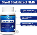 Genex Formulas NMN 250mg Suplemento (Pack de 4) - 99% Puro, Estabilizado, Vegano - 4 Meses de Suministro