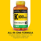 Mason Natural Vitamina K1 100 mcg – 100 Comprimidos (Fitomenadiona)