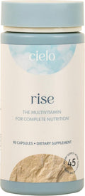 Cielo Rise Multivitamínico para Mujeres y Hombres - Vitaminas A, C, D3, E, K2 y Magnesio - 45 Días