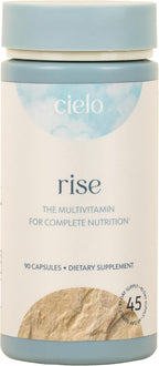 Cielo Rise Multivitamínico para Mujeres y Hombres - Vitaminas A, C, D3, E, K2 y Magnesio - 45 Días