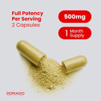 Suplemento de Berberina 500mg por Dosis (60 Cápsulas) - Berberina HCL para la Salud Digestiva