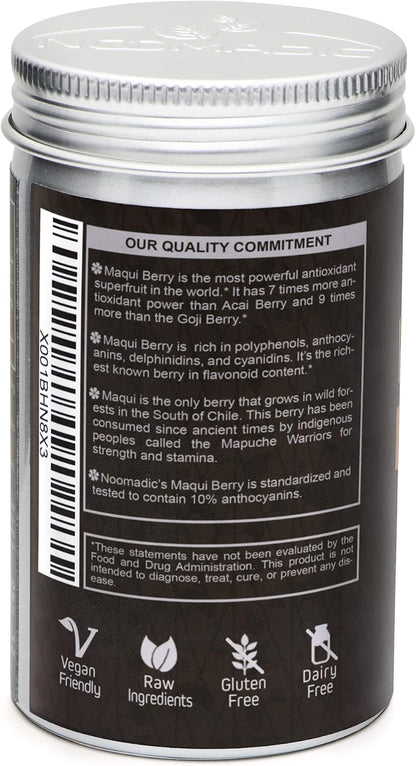 Maqui Berry, 60 Cápsulas | 500mg, Extracto Estandarizado (10% Antocianinas) – Image 3