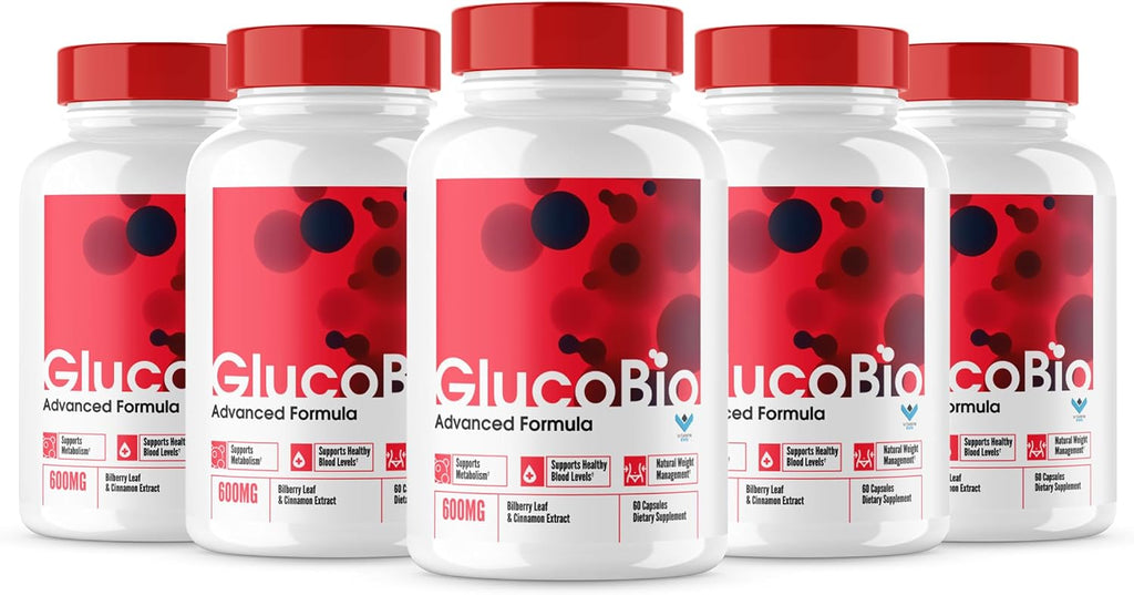 Glucobio Cápsulas (Pack de 5) – 300 Cápsulas