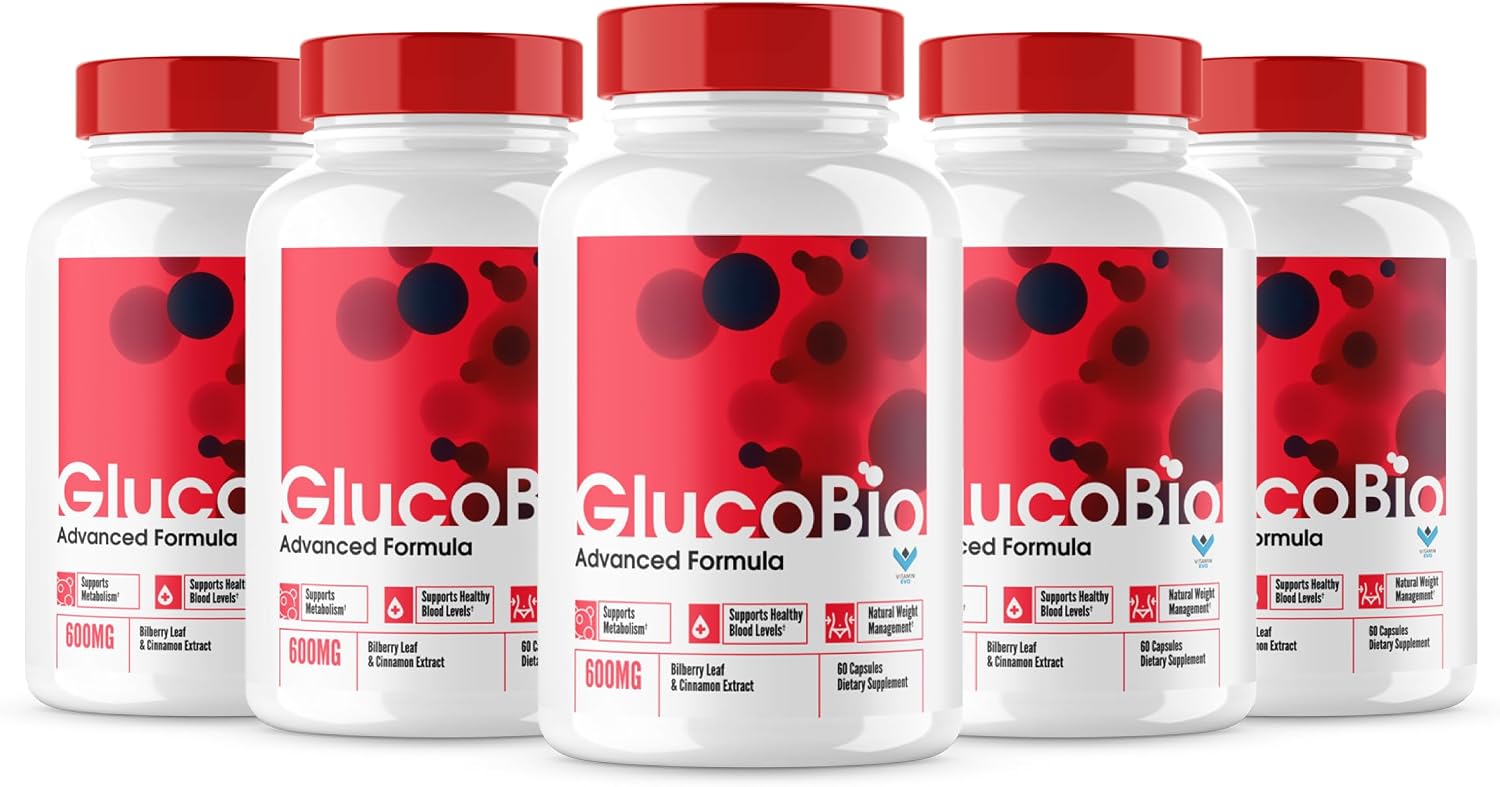Glucobio Cápsulas (Pack de 5) – 300 Cápsulas